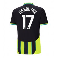 Camiseta Manchester City Kevin De Bruyne #17 Segunda Equipación Replica 2024-25 mangas cortas